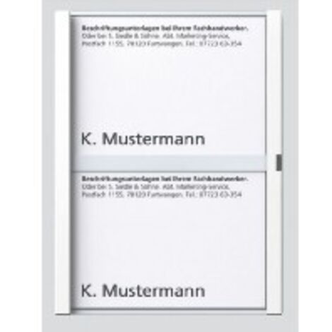 Siedle Namensschild 029790 für TM612-2W 200029790-00