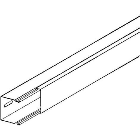 Niedax LFK-Kanal stahlblech LLK 16.030 W 16x30 cremeweiss  VE 2 MTR
