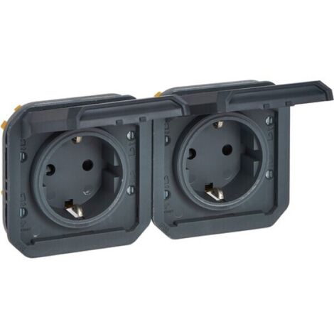 Legrand 2-F VV-SSDO HZ SL IP44 ANT (069879L  PLEXO NEW)