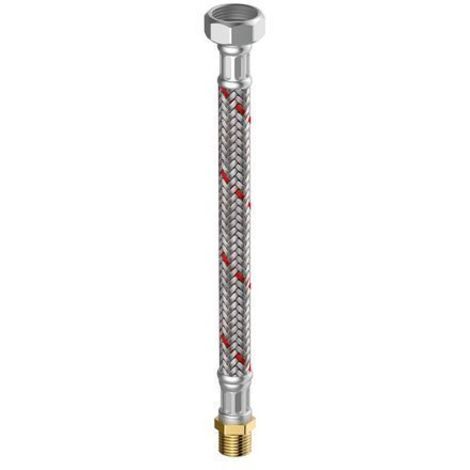 Flamco Meiflex Panzerschlauch Heizung/Klima 1/2 Zoll IG x 1/2" AG, 300 mm, InnenD 12mm, M4315.1104.30