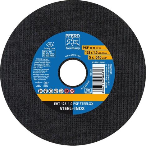 Trennscheibe gerade A24PPSF-INOX 230x2,5mm PFERD