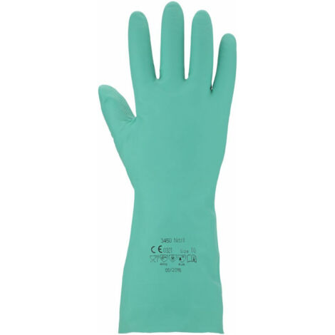 Chemikalienhandschuhe Größe 10 grün EN 388, EN 374 PSA-Kategorie III