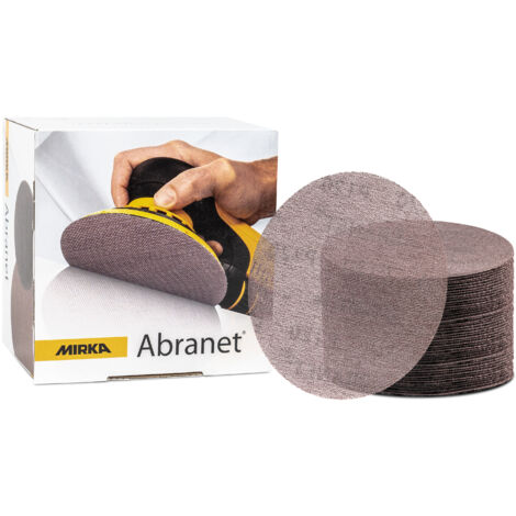 Haftschleifscheibe ABRANET Grip 125mm K.80 f.HO/Metall/Lack/Ku.