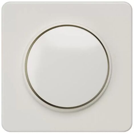 Siemens DELTA profil Abdeckplatte für Dimmer mit Drehknopf, titanweiß, 5TC8904