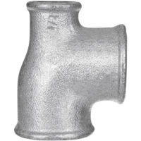 gebofittings Temperguss Gewindefittings 130-T-Stk. 3/4"x1/2"x1/2",red.,verz.