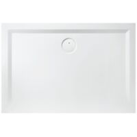 Hoesch Mineralguss-Duschwanne Muna 120x90x3cm, weiß, Solique