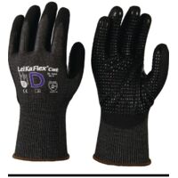 Schnittschutzhandschuhe LeiKaFlex® CUT RL 1645 Größe 10 grau/schwarz EN 388 PSA-Kategorie II