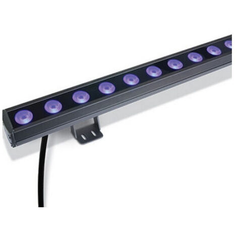 Wallwasher Lèche-Mur Extérieur 36W RGB IP66 Gris Hors Transfo ZAMBELIS FS - 30 ° - RGB (1/2)