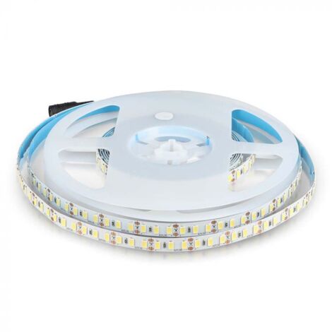 Ruban LED 12V 5m 20W/m IP20 Hors Transfo V-TAC VT-5730-120 - 120 deg - Blanc froid - 6500K (1/5)
