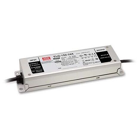 Transformateur LED 24VDC 150W IP67 DALI MeanWell ELG-150-24DA