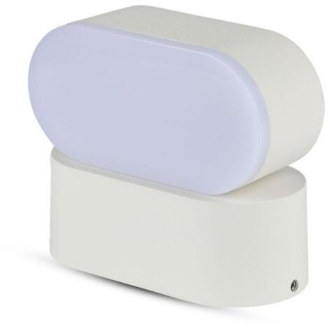 Applique Murale Extérieure LED 6W IP65 Blanc V-TAC VT-816 FS - Blanc chaud - 3000K (1/5)