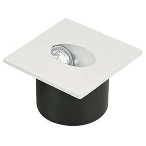 V-Tac – Spot led encastrable carré blanc 3W 3000K – Indice de protection IP20 – Alimentation CA 200-240V – 211209 - VT-1109