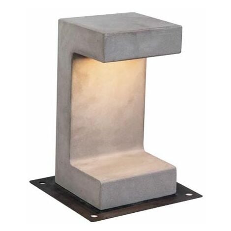 Borne Extérieure LED 8W IP54 Béton ZAMBELIS - Blanc chaud - 3000K