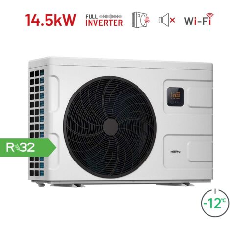 Alsavo R32 Inverter Pool Heat Pump 14.5 kW Monophasé 220 V INVERBOOST Elite S145