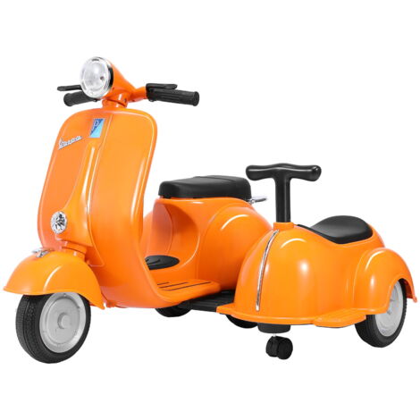 Scooter moto électrique double pour enfants – 6V – Vitesse 3-4 km/h – Batterie rechargeable – Siège ergonomique et musical