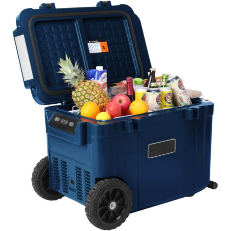 Réfrigérateur de Voiture 45L – Double Zone – Glacière Électrique Puissante (-22°C à +20°C)