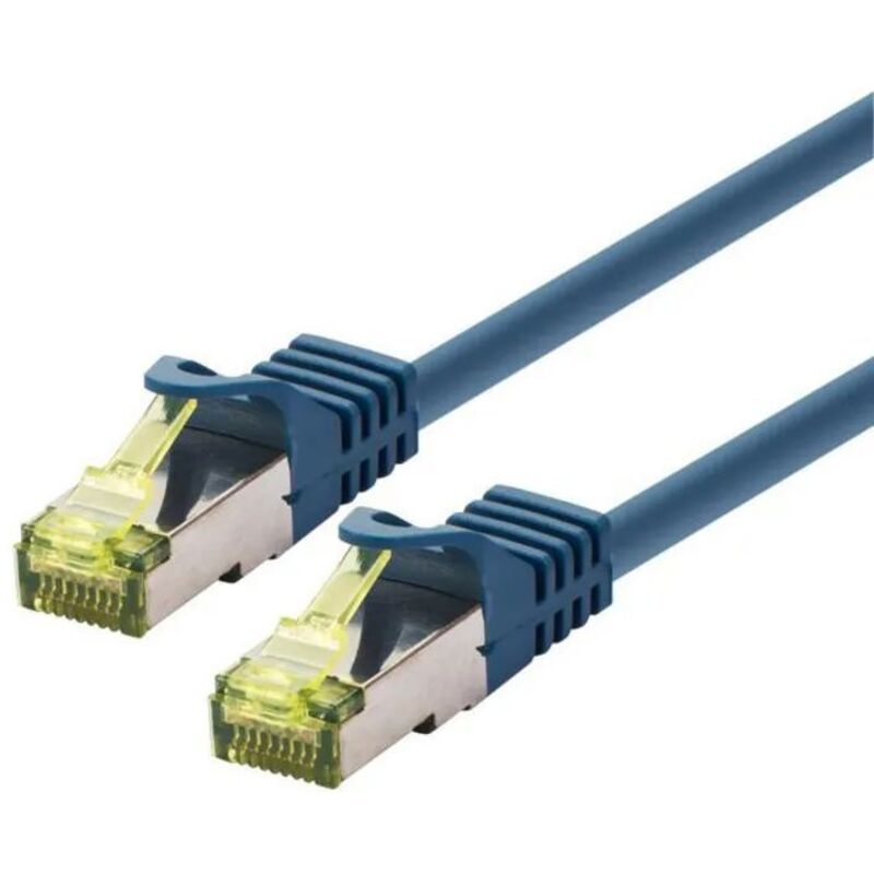 VALUE Cavo Di Rete Cat.6a S/FTP (PiMF) Verde 1,5m - Schermatura Doppia, LSOH, 10 Gbit/s - 4