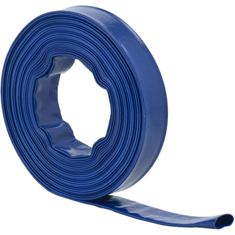 Tubo da giardino a doppio strato, piatto per aiuole, facile da giardinaggio, per risparmiare acqua, per cortile, bosco, frutteto, prato