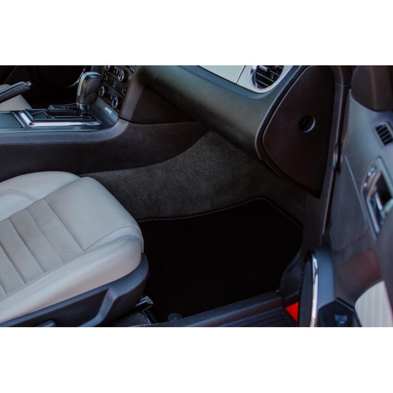 Tappetini in velluto nero per: Mercedes SLK R170 cabrio (1996-2004