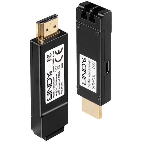 Lindy 38170 Trasmettitore e ricevitore AV, 4K, 300 m, nero, 38170 (1/4)