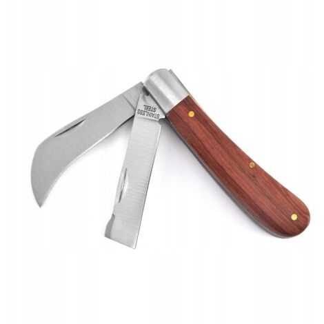 Coltello per innesto piante SIERPAK OKULIZAK 2in1 per innesto in acciaio di buona qualità