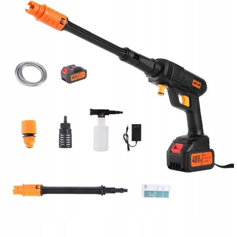 IDROPULITRICE A BATTERIA fino a 100 bar SET 600W AUTO DA GIARDINO (1/5)