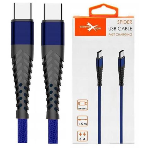 Cavo USB A A Type C 3A 66W Caricatore Rapido Intrecciato Lungo Cavo USB - Foto 4