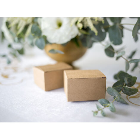 Scatola in cartone ondulato con BM441 K, 10,2 x 2,5 cm Kraft (confezione da 50