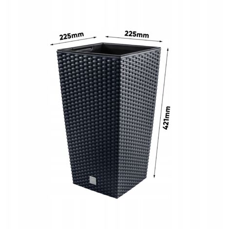 Cesto Organizador Simil Rattan 6 Divisiones | Cuotas sin interés