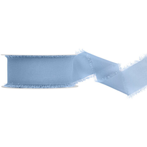 Nastro di chiffon, blu, 40 mm/10 m