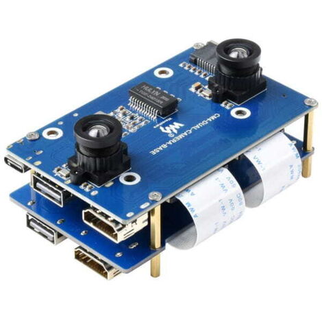 Telecamera Raspberry Pi Modulo telecamera binoculare per Raspberry Pi CM4 con espansione dell ...
