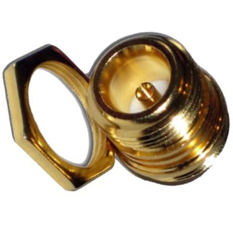 Presa RCA Femmina Dorata Per Montaggio A Pannello – Qtx 755.279 - Foto 4
