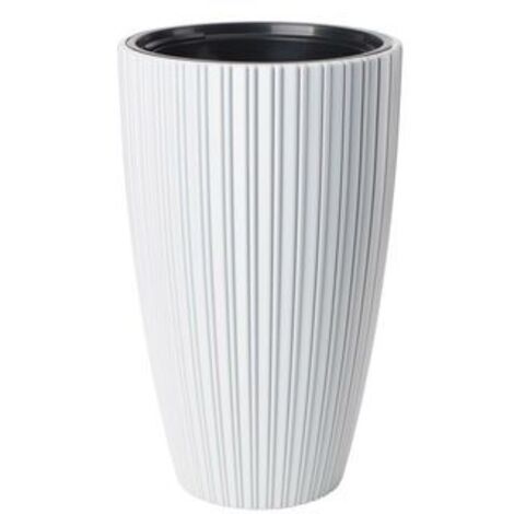 Prosperplast s.r.o. Vaso da fiori con inserto HEOS bianco