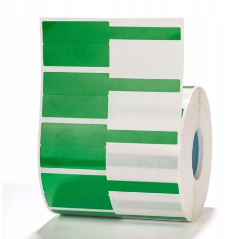 Etichette autoadesive NIIMBOT 38 x 25 + 40 mm, 1000 pezzi, per stampante K3/W KABLI GREEN (1/2)