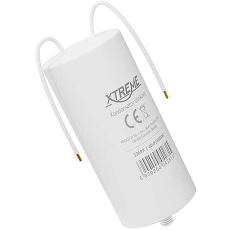 Condensatore Motore Universale 20/25/40/65/80 &micro;F 450V &ndash; Avviamento Elettrolitico In Alluminio