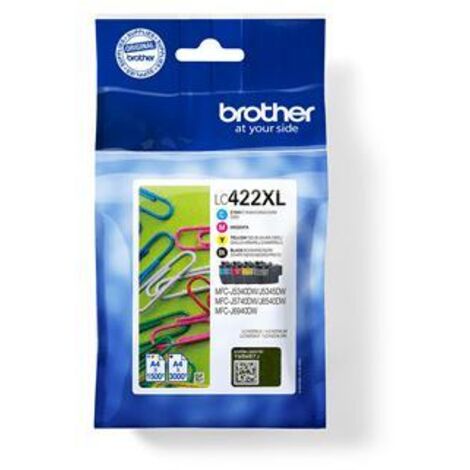 Inchiostro Brother LC422XL HY VAL BP - MINIMO 4 PEZZI, LC422XLVALDR (1/4)
