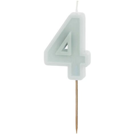 Candela Numero 9 Che Cambia Colore E Lampeggia Per Torta Di Compleanno Con Portacandela - 2