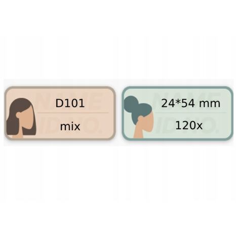 ADESIVI IMPERMEABILI PER STAMPANTE ETICHETTE NIIMBOT PER D101 MODA1 (1/3)