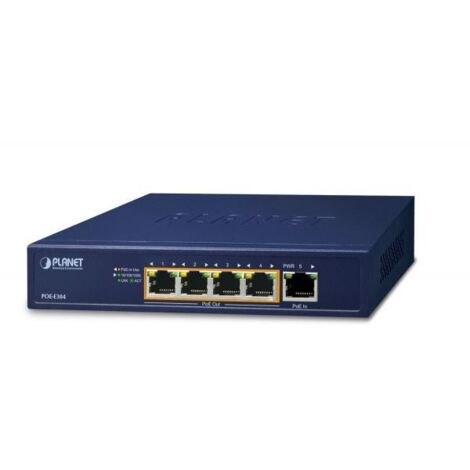 Switch PLANET POE-E304 5 porte Gigabit PoE 60W (1/3)