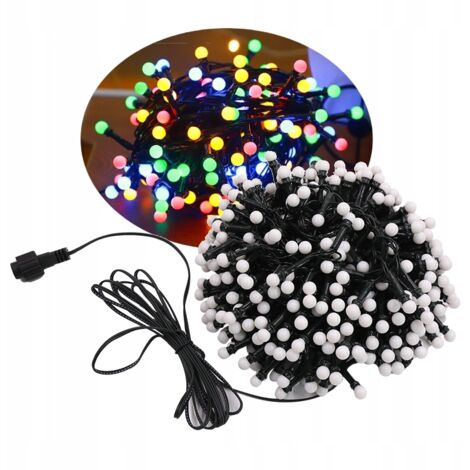 Luci per albero di Natale da esterno, 250 LED, 5 m, palline decorative colorate (1/5)