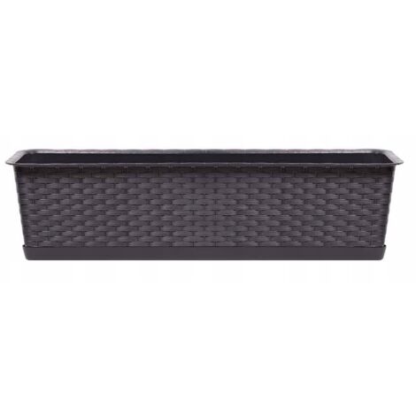Vaso da fiori 12L Woode 299x299x281 mm, Marrone | Leroy Merlin