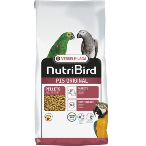 Versele Laga NutriBird P15 Original mantenimento 1kg - granulato per pappagalli di grandi dimensioni (1/4)