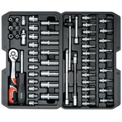 Set di chiavi Yato da 1/4" 56 pezzi YT-14501
