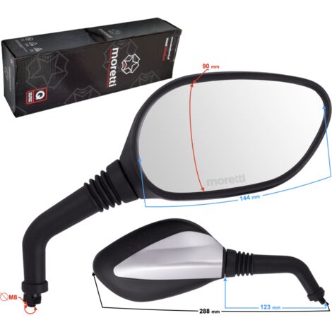 Derbi Senda Area1 Moto Juego De Espejos/Marca De Homologacion E 2xm10 Derecha 2xm8 Derecha H 764319