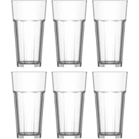 Cello Roma Set 6 Bicchieri In Vetro Borosilicato 305 Ml - Trasparenti, Resistenti, Lavastoviglie - 3