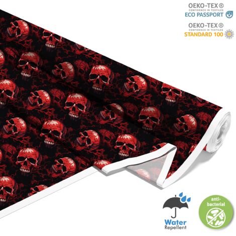 iShabao Lampada decorativa per Halloween, per esterni, con teschio di