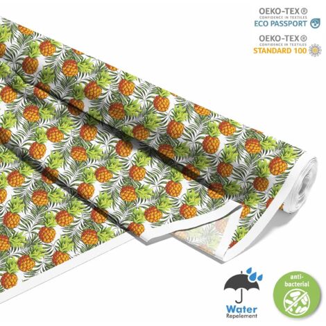 TESSUTI DECORATIVI PER ESTERNI OXFORD - Motivo Ananas 2 I DX538