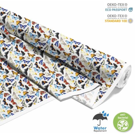 TESSUTI DECORATIVI PER ESTERNI OXFORD - Collezione di motivi farfalle I DX435 (1/5)