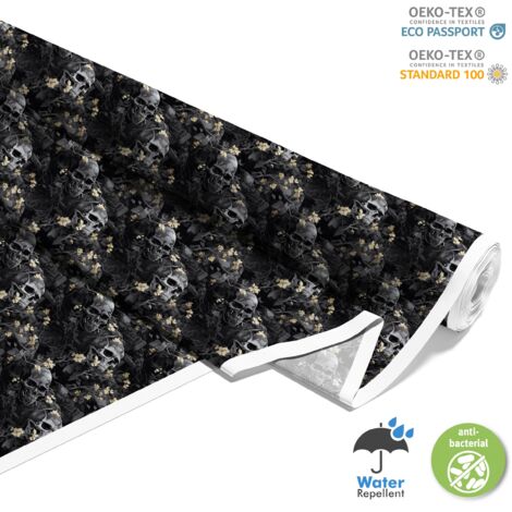TESSUTI DECORATIVI PER ESTERNI OXFORD - Motivo Teschio I DX4091 (1/5)
