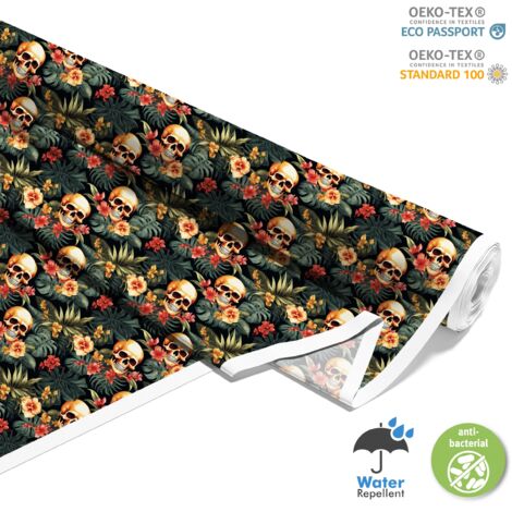 TESSUTI DECORATIVI PER ESTERNI OXFORD - Motivo Teschio I DX4515 (1/5)